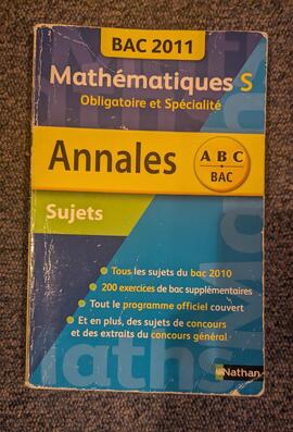 manuels et annales ancien programme