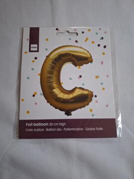 ballon lettre C