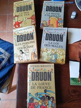 lot 5 livres les rois maudits