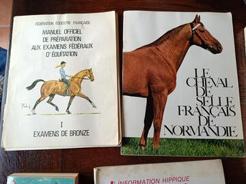 livre et revues sur le cheval