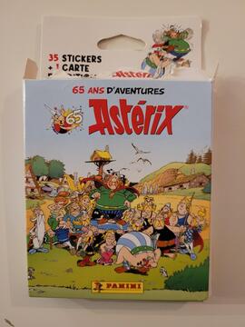 carte panini Asterix 65 ans d'histoire