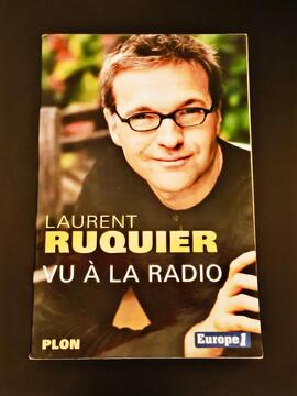 Livre Laurent Ruquier Vu à la radio