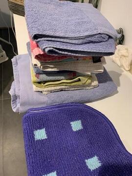 lot de linge de bains et tapis