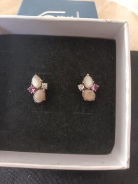 paire de boucles d'oreilles en argent