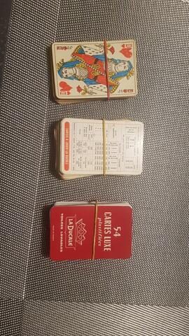 3 JEUX DE CARTE