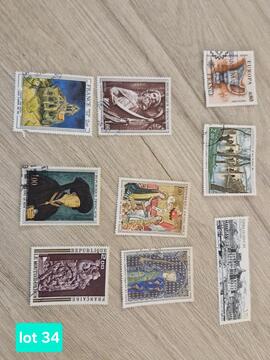 lot N°34. timbres français