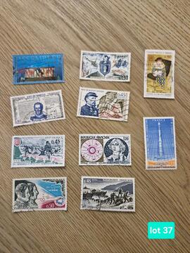 lot N°37. Timbres de France