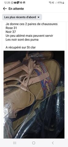 2 paires de chaussures