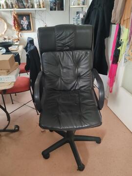 fauteuil de bureau en cuir