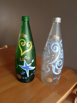 Jolies bouteille de Perrier