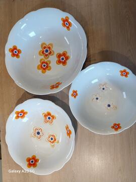 lot de 3 saladiers vintage