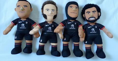 peluches rugbymen Stade Toulousain