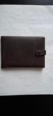 Portefeuille cuir marron