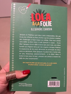 Livre Lola à la folie de Alexandre Chardin