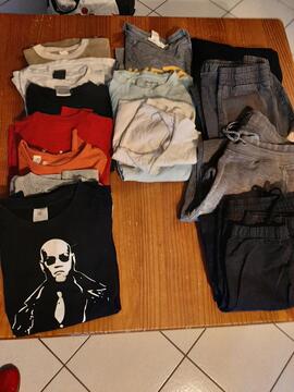 lot vêtements homme S et M