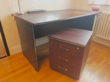 bureau + caisson