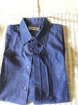 Chemise bleue taille col 43