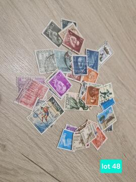 lot N °48. Timbres d'Espagne