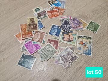 lot N °50. Timbres d'Espagne