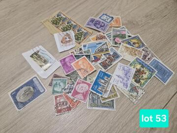 lot N °53. Timbres du monde