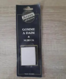 Gomme à daim et nubuck