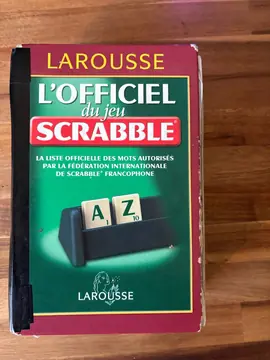 dictionnaire officiel Scrabble