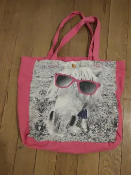 Tote bag rose cheval