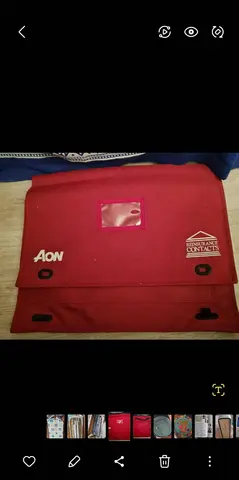 attaché case en tissu bordeaux