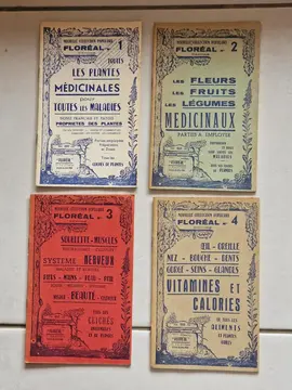 Collection de 8 livrets anciens Floréal