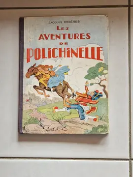 Livre ancien "Les aventures de Polichinelle"