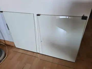 portes vitrées de buffet
