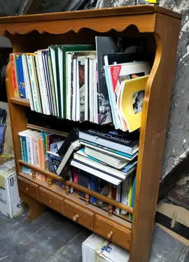 bibliothèque en bois