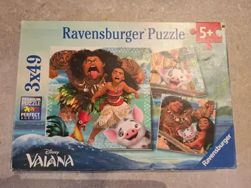 Puzzle Vaiana 3×49 Ravensburger