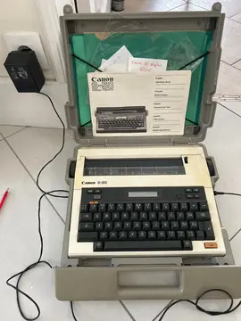 machine à écrire électronique papier thermique