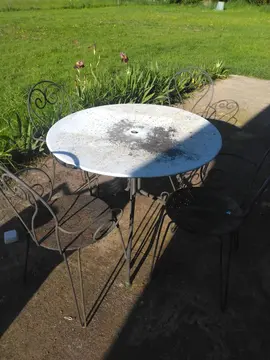 table de jardin