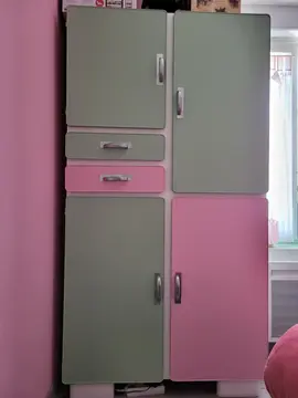 armoire bois vintage