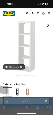 donne 2 meuble kallax en bon état