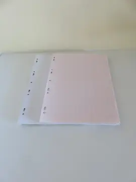 Feuilles A4 perforées