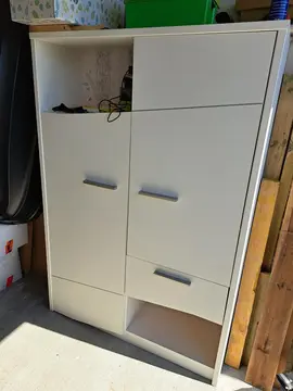 Meuble blanc servant armoire enfant