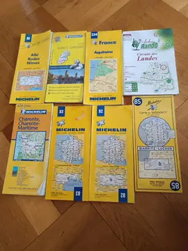 lot cartes routières