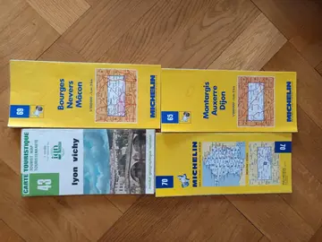 lot cartes routières