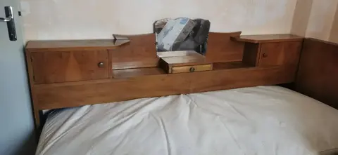 Cosy 1950 avec sommier et matelas laine