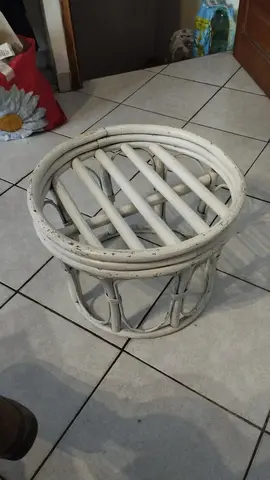 pouf en osier