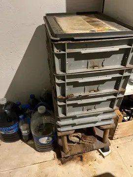 lombricomposteur plein avec robinet