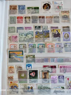 belle page unique timbres Italie++++(