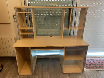 Grand bureau couleur bois