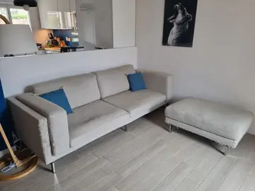 Canapé Ikéa + Pouf