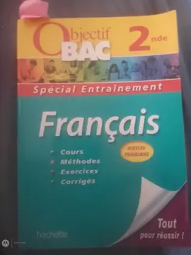 livre d'exercices français BAC