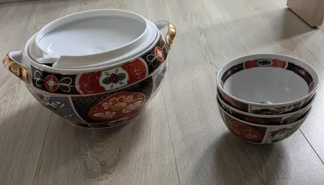 soupière et bols