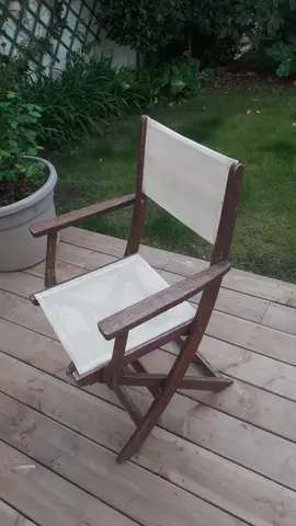 4 chaises de jardin
